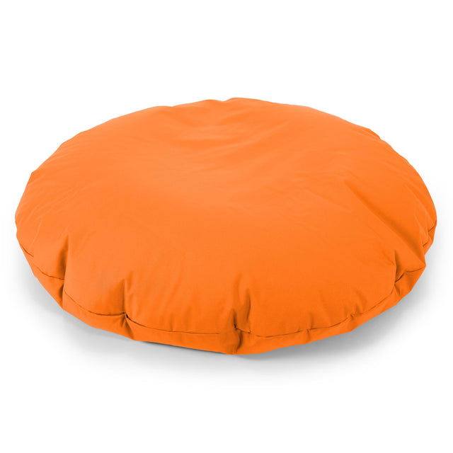 Flexforma Runder Kinder-Sitzsack als Bodenkissen 2-14 Jahre - Pflegeleicht Orange 01