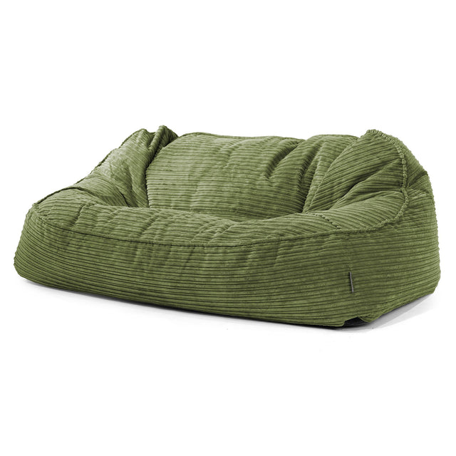 Das Slouchy XXL Sitzsack Sofa - Cord Nerzfarben 01