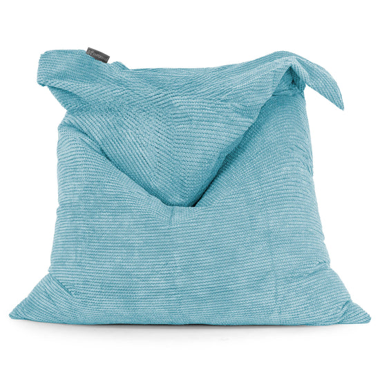 Sitzsack XXL - Pom-Pom Türkis 01