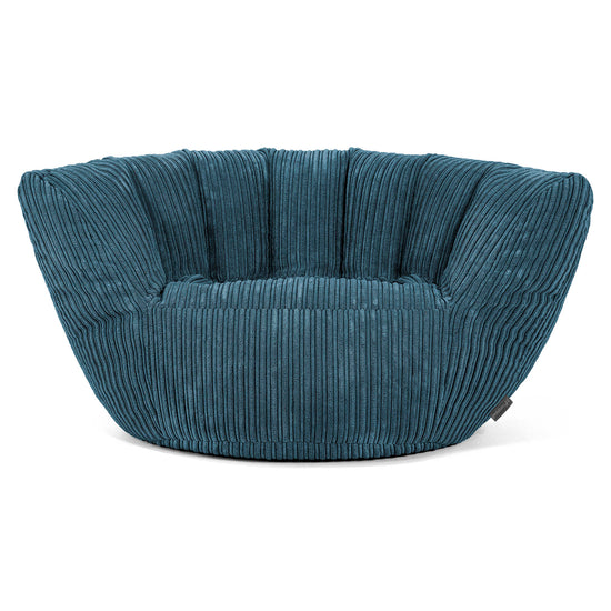 Charles Vintish Sitzsack - Cord Marineblau 01