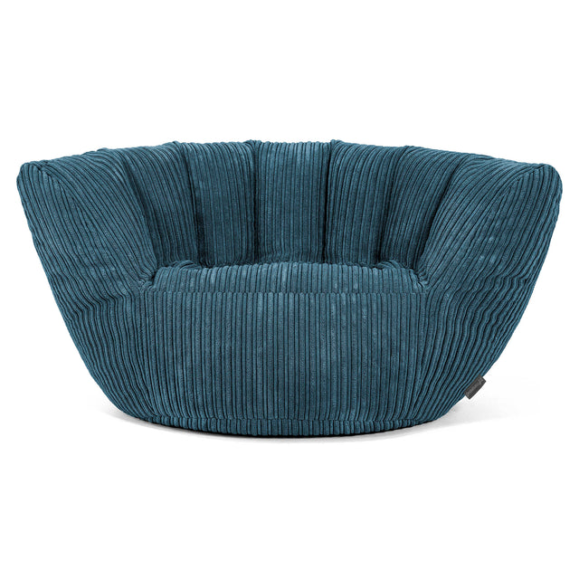 Charles Vintish Sitzsack - Cord Marineblau 01