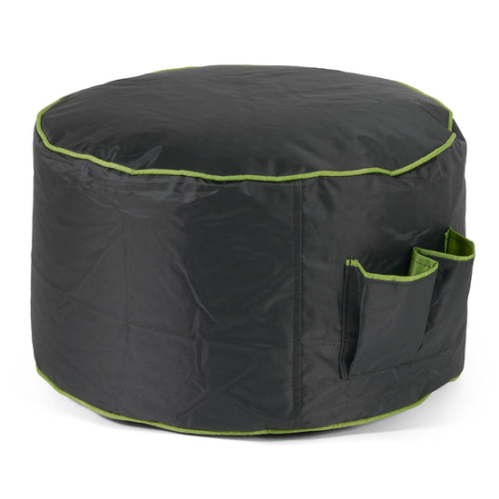 Gaming Sitzsack im Autositz-Stil - Schwarz / Grün 05