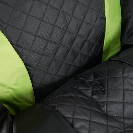 Gesteppter Gaming Sitzsack - Schwarz / Grün 05
