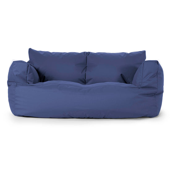 Josephine Sitzsack Sofa - Pflegeleicht für Draußen Marineblau 01