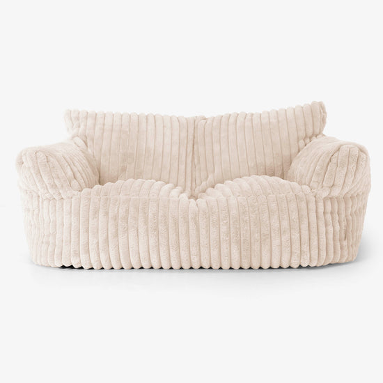 Josephine Sitzsack Sofa - Ultra Plüsch Cord Creme 01