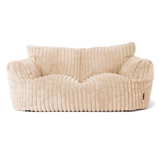 Josephine Sitzsack Sofa - Ultra Plüsch Cord Creme 01
