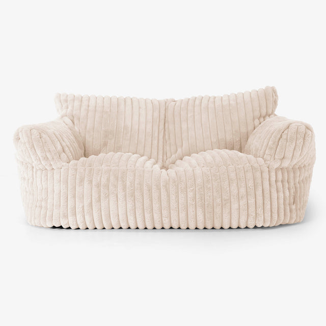 Josephine Sitzsack Sofa - Ultra Plüsch Cord Creme 01