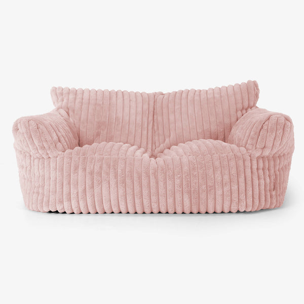 Josephine Sitzsack Sofa - Ultra Plüsch Cord Pastellrosa 01