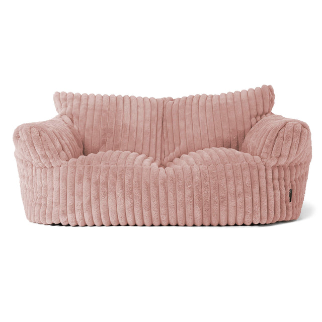 Josephine Sitzsack Sofa - Ultra Plüsch Cord Pastellrosa 01