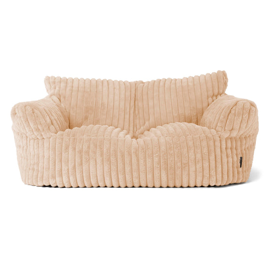 Josephine Sitzsack Sofa - Ultra Plüsch Cord Pfirsich 01