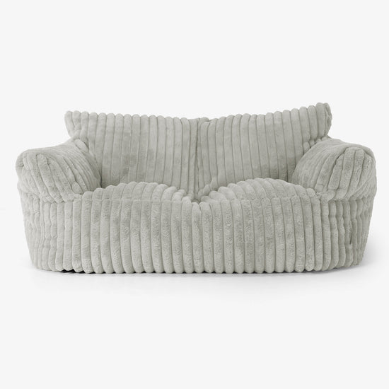 Josephine Sitzsack Sofa - Ultra Plüsch Cord Salbeigrün 01