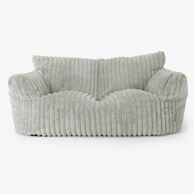 Josephine Sitzsack Sofa - Ultra Plüsch Cord Salbeigrün 01