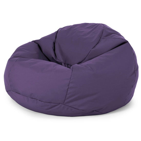 Klassischer Sitzsack Sessel - Pflegeleicht für Draußen Lila 01