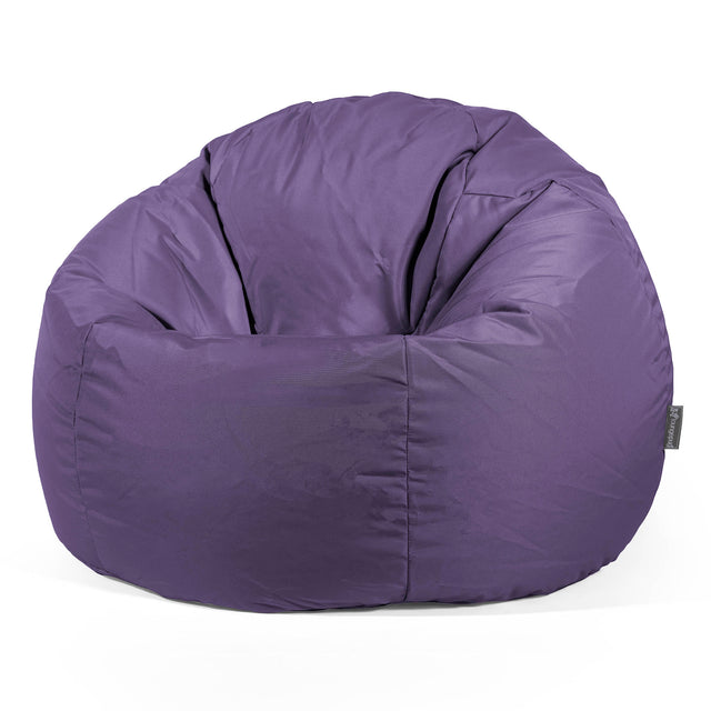 Klassischer Sitzsack Sessel - Pflegeleicht für Draußen Lila 01