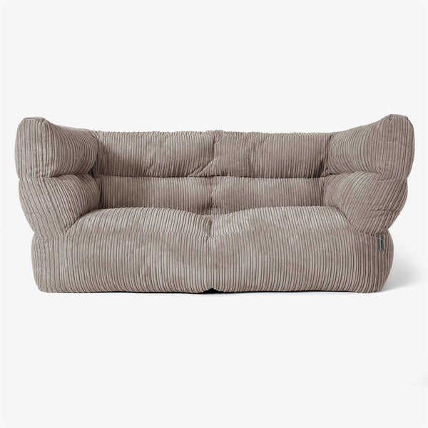 2-Sitzer Albert Sitzsacksofa 2.0 - Cord Beigegrau 01