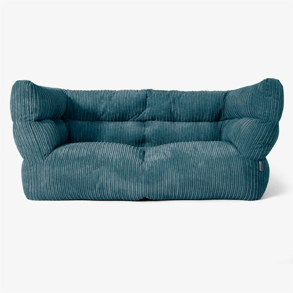 2-Sitzer Albert Sitzsacksofa 2.0 - Cord Blaugrün