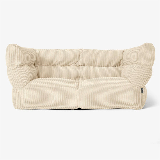 2-Sitzer Albert Sitzsacksofa 2.0 - Cord Creme 01