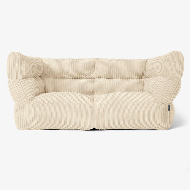 2-Sitzer Albert Sitzsacksofa 2.0 - Cord Creme 01