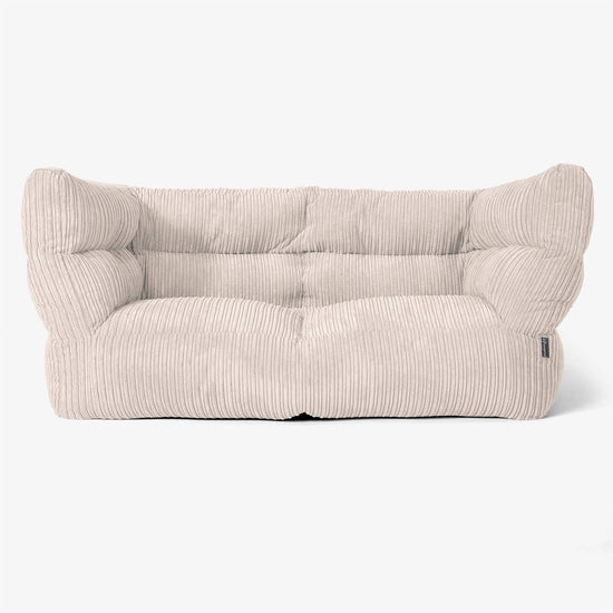 2-Sitzer Albert Sitzsacksofa 2.0 - Cord Elfenbein 01