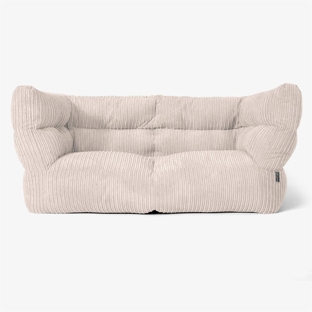 2-Sitzer Albert Sitzsacksofa 2.0 - Cord Elfenbein 01