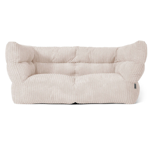 2-Sitzer Albert Sitzsacksofa 2.0 - Cord Elfenbein 01