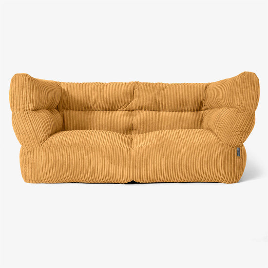 2-Sitzer Albert Sitzsacksofa 2.0 - Cord Goldhonig 01