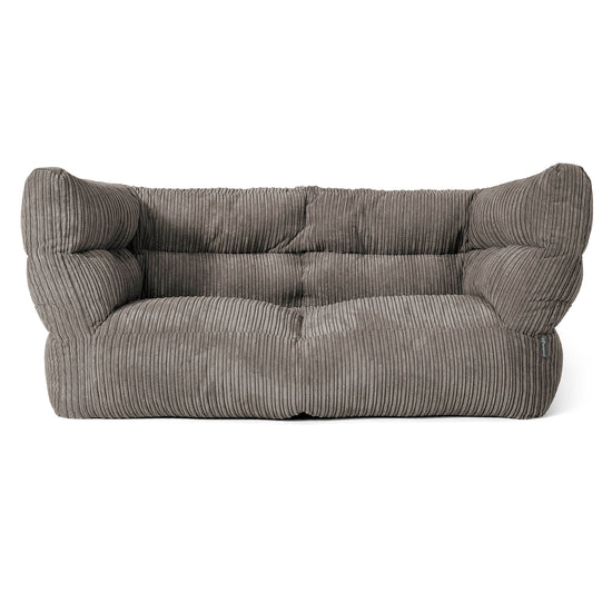 2-Sitzer Albert Sitzsacksofa 2.0 - Cord Graphitgrau 01