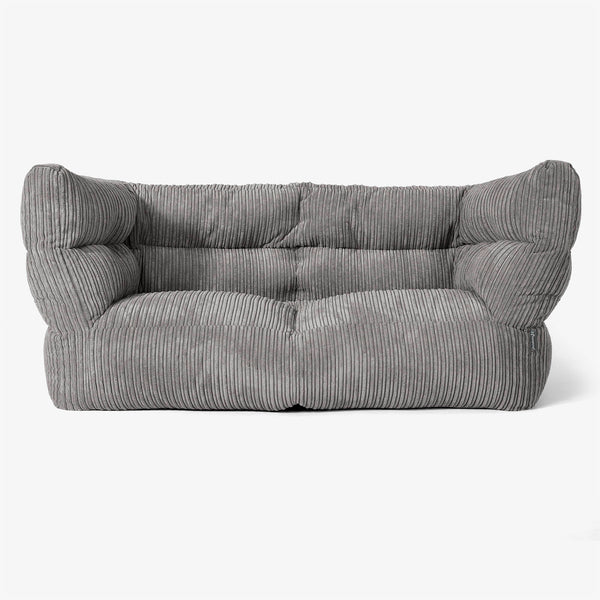 2-Sitzer Albert Sitzsacksofa 2.0 - Cord Graphitgrau 01