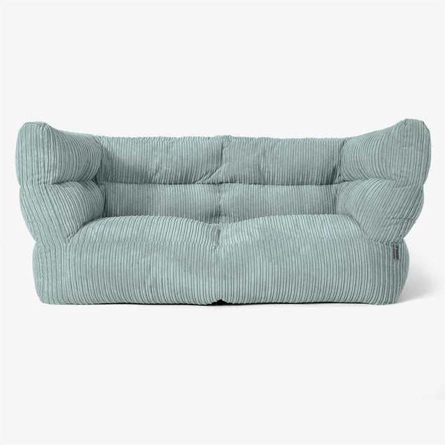 2-Sitzer Albert Sitzsacksofa 2.0 - Cord Mintgrün 01