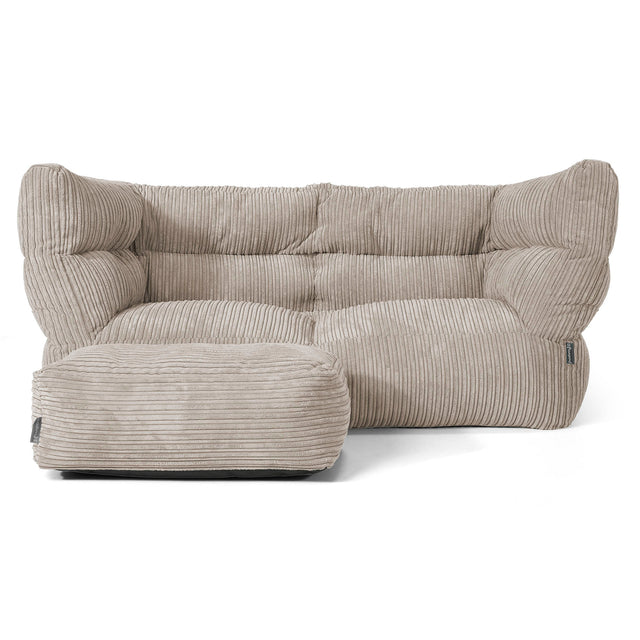 2-Sitzer Albert Sitzsacksofa 2.0 - Cord Nerzfarben 02
