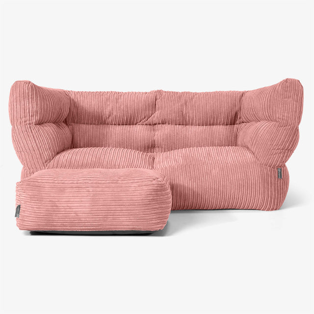 2-Sitzer Albert Sitzsacksofa 2.0 - Cord Pfirsich 02