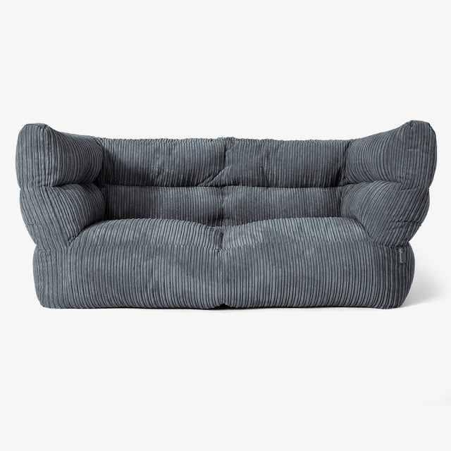 2-Sitzer Albert Sitzsacksofa 2.0 - Cord Schiefergrau 01