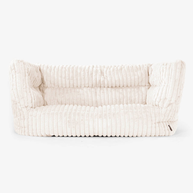 2-Sitzer Albert Sitzsacksofa 2.0 - Ultra Plüsch Cord Creme 01