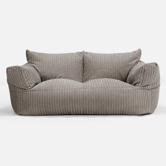 Josephine Sitzsack Sofa - Cord Beigegrau 01