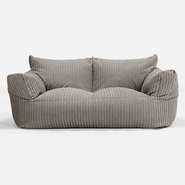 Josephine Sitzsack Sofa - Cord Beigegrau 01
