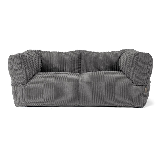 2-Sitzer Albert Sitzsacksofa - Cord Schiefergrau 01