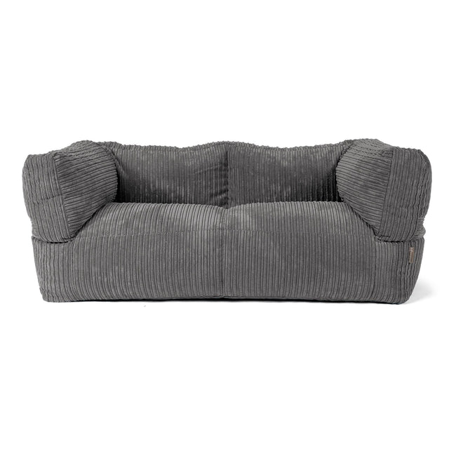 2-Sitzer Albert Sitzsacksofa - Cord Schiefergrau 01