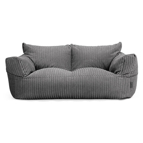 Josephine Sitzsack Sofa - Cord Schiefergrau 01