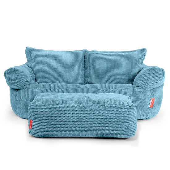 Josephine Sitzsack Sofa - Pom-Pom Türkis 02