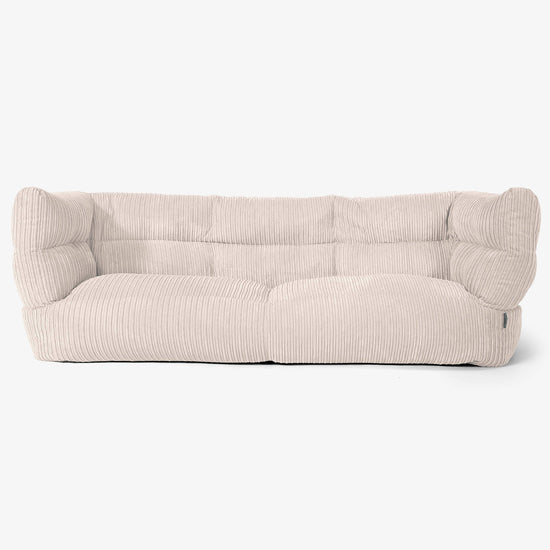 3-Sitzer Albert Sitzsacksofa 2.0 - Cord Elfenbein 01