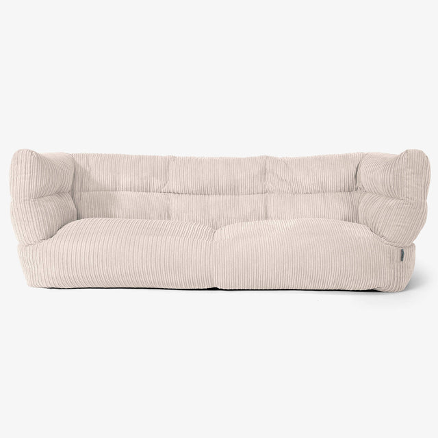 3-Sitzer Albert Sitzsacksofa 2.0 - Cord Elfenbein 01