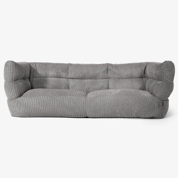 3-Sitzer Albert Sitzsacksofa 2.0 - Cord Graphitgrau 01
