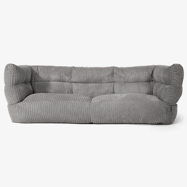 3-Sitzer Albert Sitzsacksofa 2.0 - Cord Graphitgrau 01