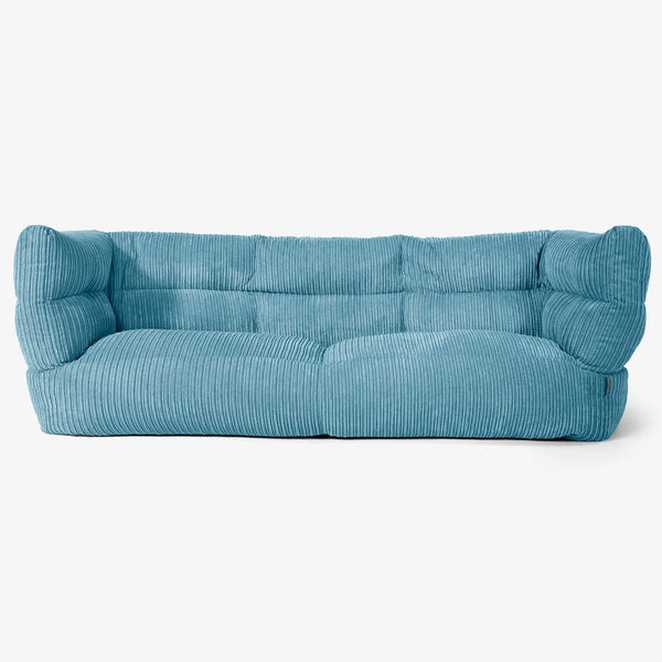 3-Sitzer Albert Sitzsacksofa 2.0 - Cord Türkis 01
