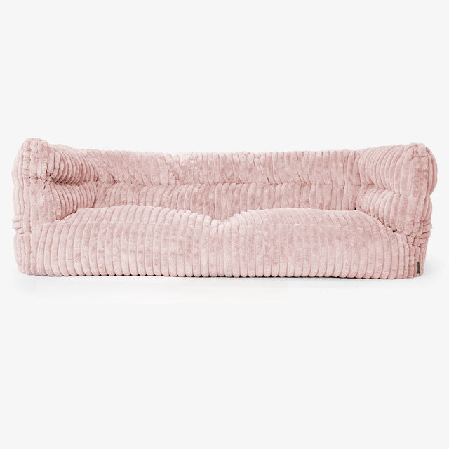3-Sitzer Albert Sitzsacksofa 2.0 - Ultra Plüsch Cord Pastellrosa 01