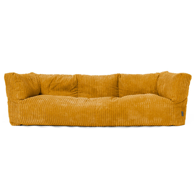 3-Sitzer Albert Sitzsacksofa - Cord Goldhonig 01