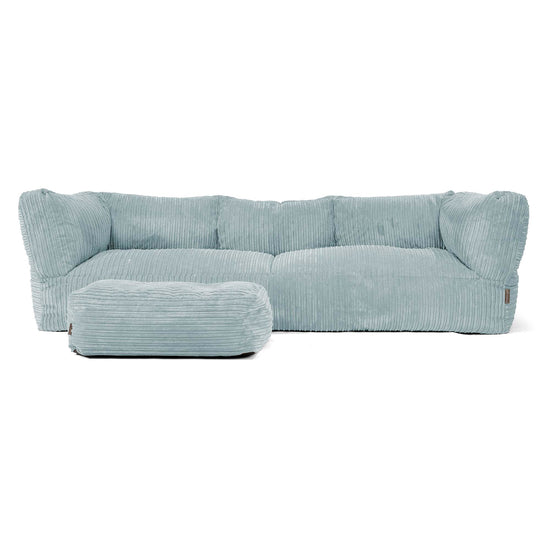 3-Sitzer Albert Sitzsacksofa - Cord Mintgrün 02