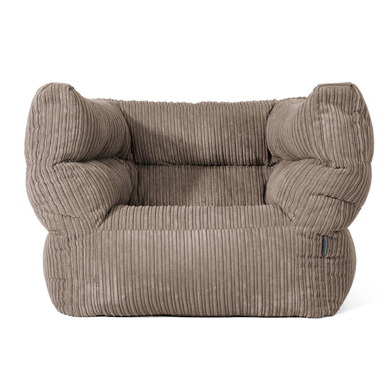 Albert Sitzsack Ohrensessel 2.0 - Cord Beigegrau 01