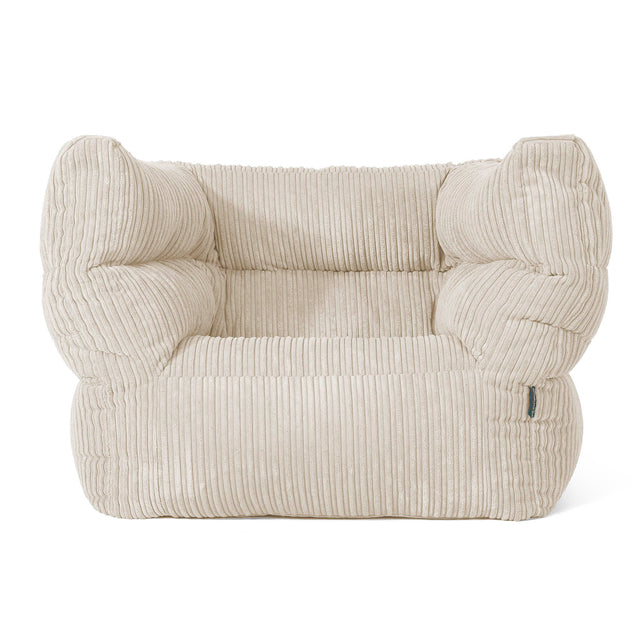 Albert Sitzsack Ohrensessel 2.0 - Cord Creme 01