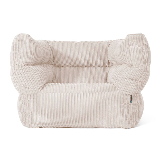 Albert Sitzsack Ohrensessel 2.0 - Cord Elfenbein 01